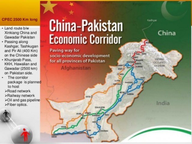 تین کارگو ٹرانسپورٹ کوریڈورز کی نشاندہی کی گئی ہے: